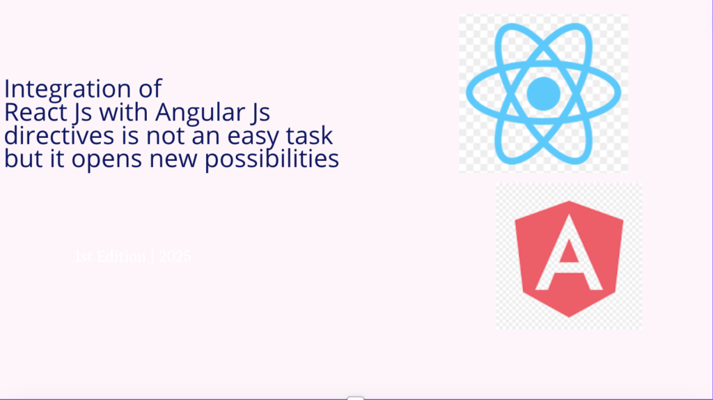 React Js components with Angular Js directives